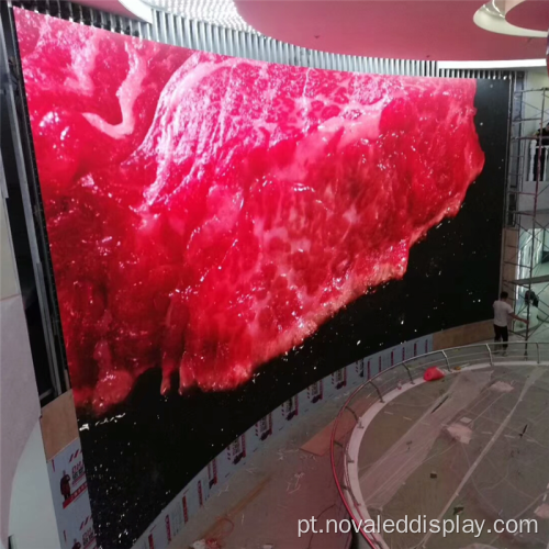 Parede de vídeo de display LED interno P2 de alta resolução